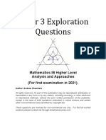 Paper 3 Exploration Questions EIGHT QUESTIONS