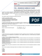 Grandezas químicas e gases: título conciso para artigo sobre assuntos químicos