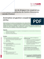 Animation Et Gestion Cooperatives PDF 0