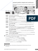 Present Perfect SImple and COnt