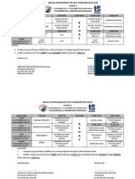 Jadual Pentaksiran Setara Standard 2021