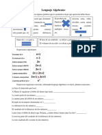 Lenguaje Algebraico