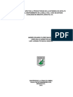 Factores Productividad Asfalto Mantenimiento Engativa