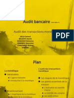 Audit des transactions monétiques