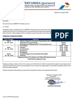 SURAT PANGGILAN TES PT. PERTAMINA (Persero) JAKARTA