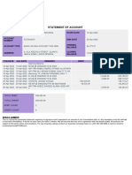 View account statement and transaction history