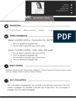 Simple Black Resume-WPS Office