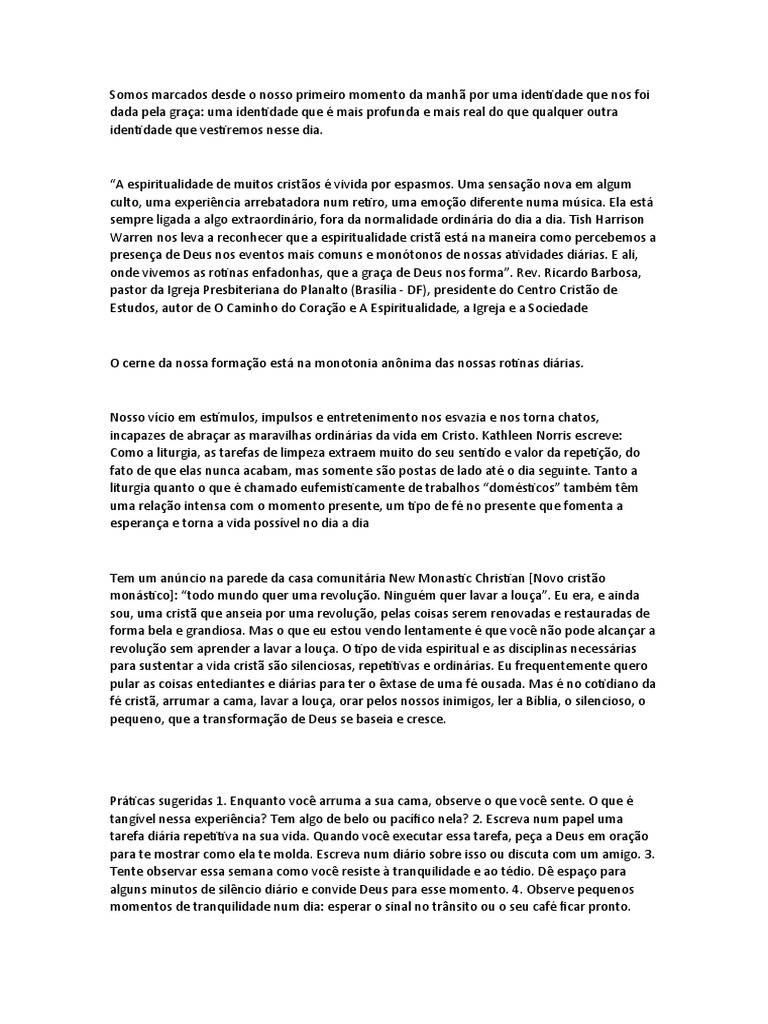 Liturgia Do Ordinario Estudo PDF Oração Elias