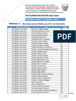 KINSHASA 5 ENA 2022 de Philippe Iyombe MPEMBE À Zoe MPOYI WA DIAKALENGA