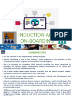 Induction and On-Boarding