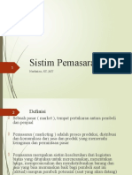 Sistim Pemasaran