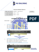 LE2 Reading Vernier and Micrometer - Fajardo