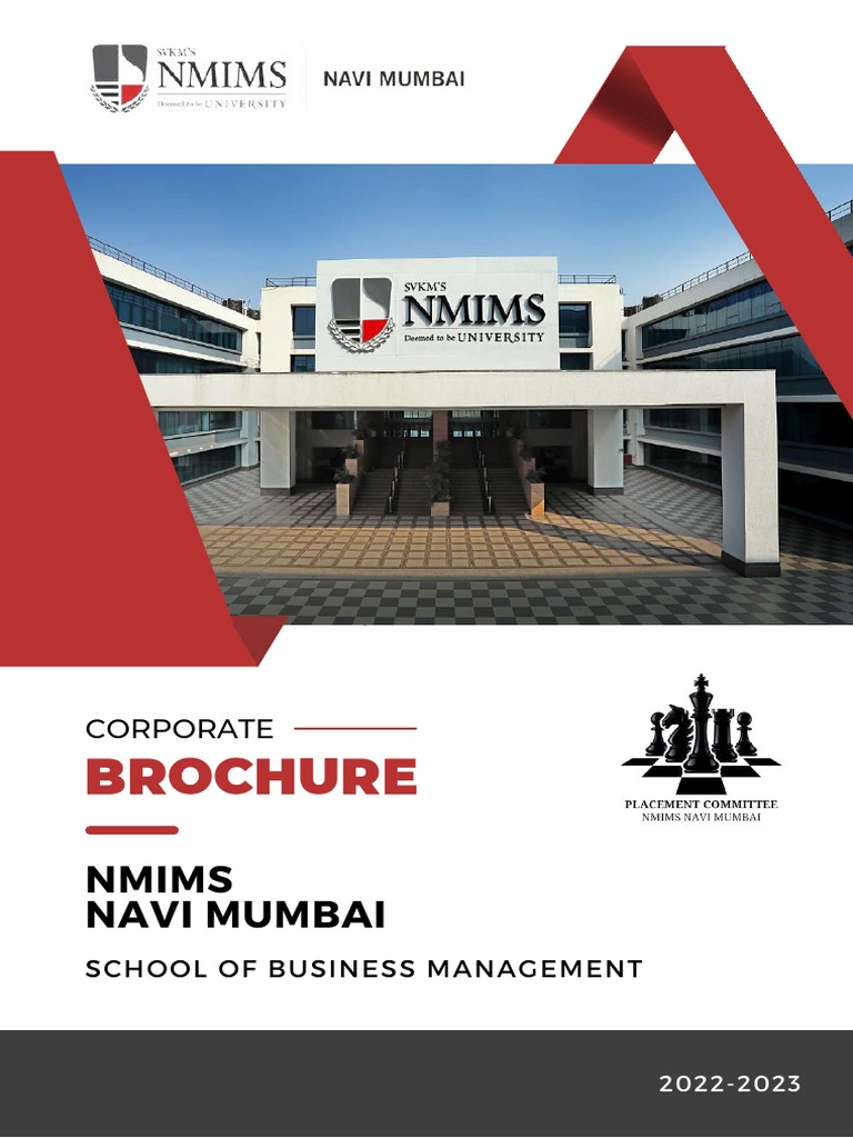 NMIMS - Navi Mumbai - Brochure - 2022-23 | PDF | Analytics | Human ...