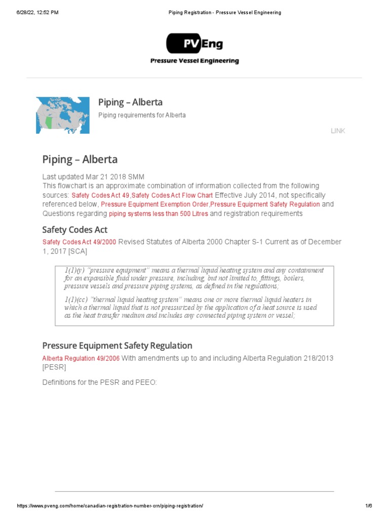 Piping Registration - Pressure Vessel Engineering | PDF | Boiler | Pipe ...