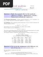 Report - Numerical Analysis