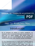 Manual de Trabajos Académicos - Luisfer