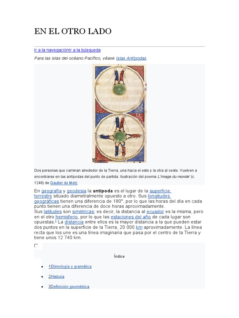 El Otro Lado Del Mundo | PDF | Ciencias de la Tierra | Geografía