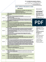 ITINERARY PROGRAM 21 Maret 2019