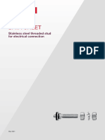 X-Bt-Er Data Sheet: Stainless Steel Threaded Stud For Electrical Connection