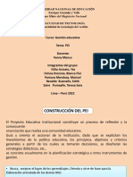 Proyecto Educativo Institucional