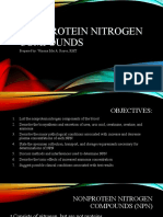 Non-Protein Nitrogen Compounds1 (FINALS)