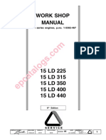 Work Shop Manual: 15 LD 225 15 LD 315 15 LD 350 15 LD 400 15 LD 440