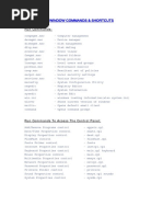 Windows Command & Shortcuts