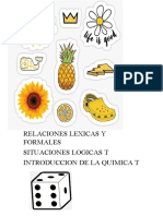 Relaciones Lexicas y Formales e Imagenes