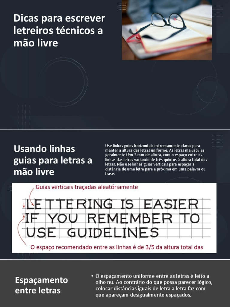 Dicas para Letreiros Técnicos à Mão | PDF