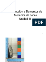 Clase Unidad III Elementos de Mecanica de Rocas - UAC 2022