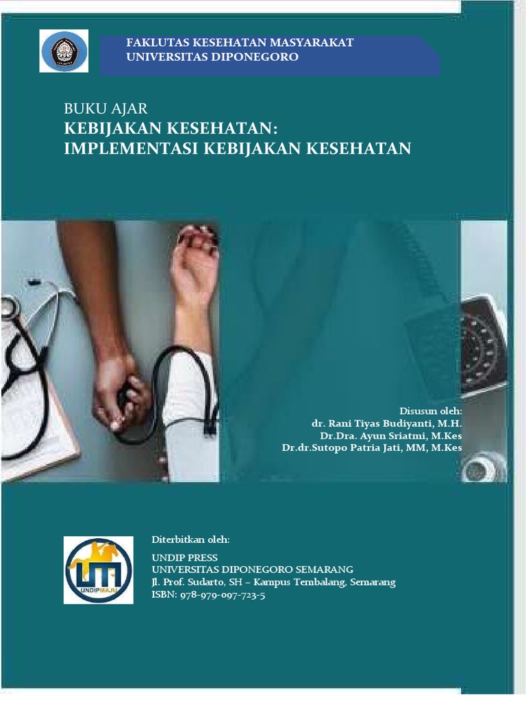 Buku Ajar Kebijakan Kesehatan Implementasi Kebijakan Kesehatan Pdf
