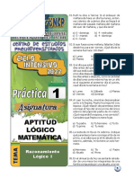 Razonamiento Lógico I - Problemas de lógica matemática y aptitud lógica