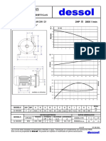 Bomba Toma Muestras Q 160-200!25!2 HP A 2900 RPM - Dimensional y Curvas - DeSSOL