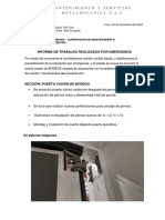 INFORME DE TRABAJOS REALIZADOS POR EMERGENCIA -TTS MOLICENTRO