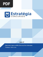 Aula 07 - Raciocínio Lógico Envolvendo Problemas Aritméticos