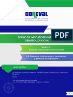 PUB6 - Módulo 2 - 2.3.elementos Mínimos para La Formulación y Definición de Indicadores