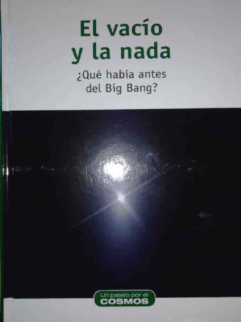Que Habia Antes Del Big Bang? PDF