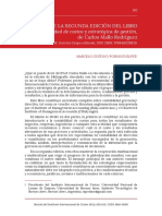 Contabilidad de Costos y Estratégica de Gestión,: Reseña de La Segunda Edición Del Libro de Carlos Mallo Rodríguez