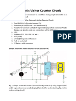 Automatic Visitor Counter Circuit
