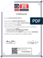 Certificado Miguel