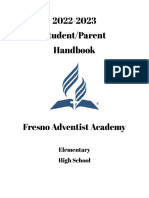 2022-2023 Parent Handbook