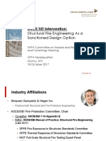 ASCE/SEI Intervention:: Structural Fire Engineering As A Sanctioned Design Option