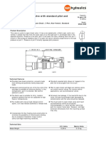 Pilot-To-Open Check Valve With Standard Pilot and Delrin Seat