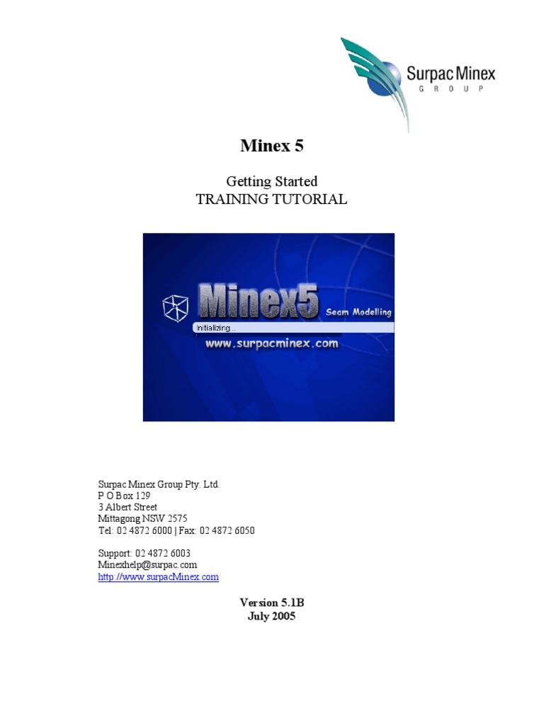 Minex 5 Getting Started Tutorial | PDF | Icon (Computing) | Graphical ...