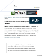 Panduan Lengkap Instalasi PHP, Apache, MySQL Di Windows - BLOG TUTORIAL