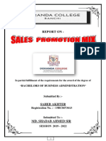Saheb Akhter Sales Promotion Mix
