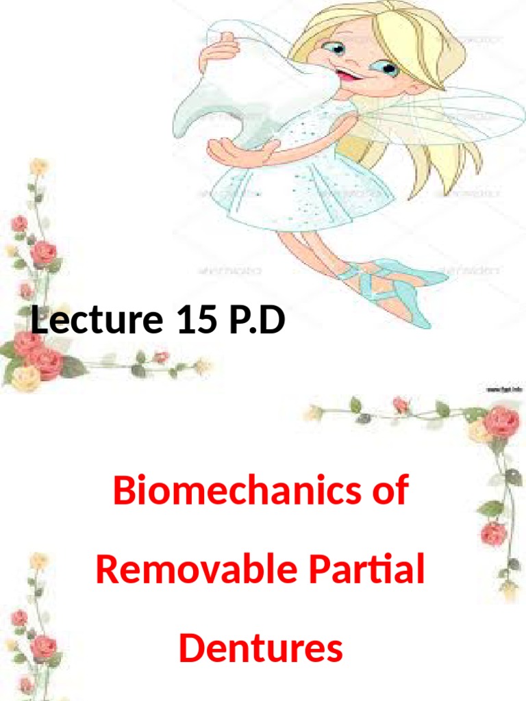 Biomechanics of Removable Partial Dentures PDF Dentures Dental Implant