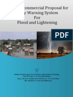 Techno-Commercial Proposal For Early Warning System For Flood and Lightening