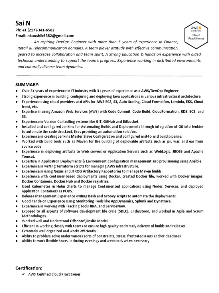 Kaushik Devops Pdf Amazon Web Services Cloud Computing