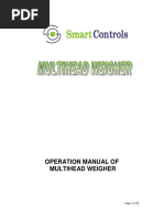 Operating Manual of Multihead